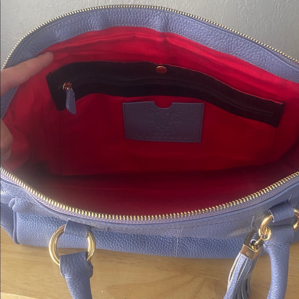 Rare Vintage Prix de Dressage Blue Handbag AAA condition - Picture 7 of 10